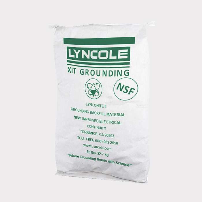 A photo of Lynconite II Backfill Material, one of VFC LP's grounding system products