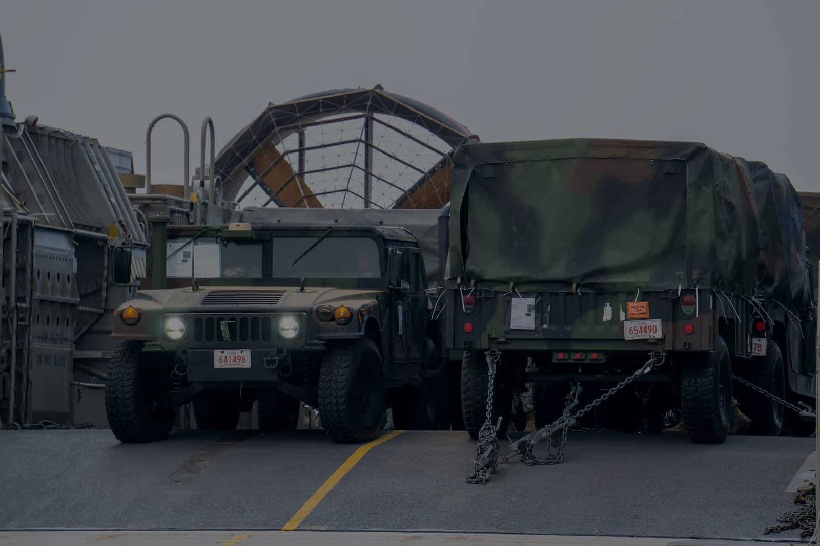 Lightning protection for military facilities.